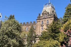 Pictured Is Derbyshire County Council'S Characteristic County Hall Hq, Off Smedley Street And Bank Road, At Matlock