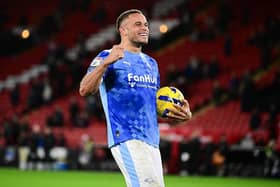 Derby County's Carlton Morris has been rated as the Championship's best striker, according to one national football website.