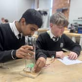 Chellaston Academy students experiment with materials' flight testing
