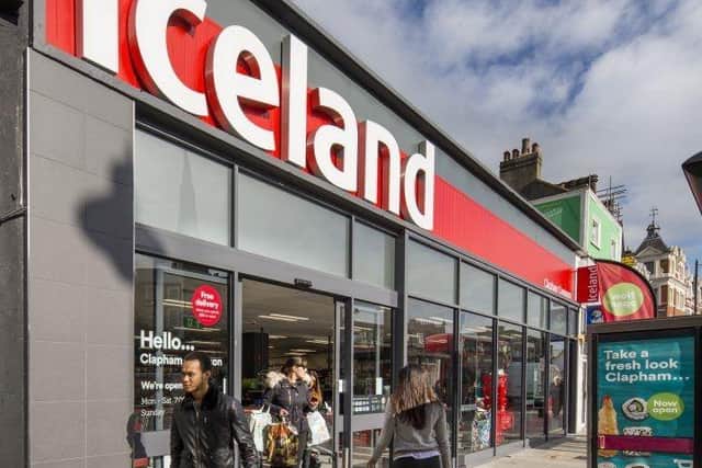 Iceland Store Front - Stock Image