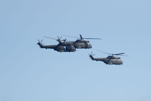 The Puma HC.Mk 2 helicopters are used in a variety of combat roles over – including the tactical movement of troops, weapons, ammunition and stores on the battlefield, as well as the extraction of casualties and in response to medical emergencies on the frontline.