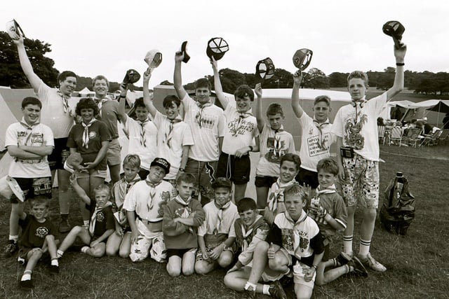 Peak 90 International Scout and Guide Camp at Chatsworth Park, July 1990