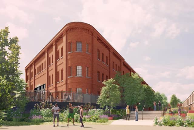 How Friar Gate Goods yard will look