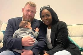 James and Tahira with their son Jacob