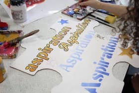 Pupils from diverse backgrounds were taken off timetable for two days to complete the pieces