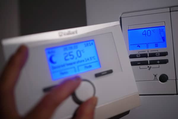 File photo dated 25/08/22 of a domestic home thermostat. Almost half of people in Scotland say energy bills are their biggest financial concern this winter, according to research released by Citizens Advice Scotland (CAS). Issue date: Monday November 20, 2023.