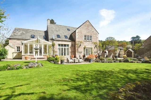 The most expensive property on the market in Bakewell is this magnificent house, priced at £1.35million, on Coombs Road. Boasting five double bedrooms, Twenty Acre House has luxurious fittings, stunning decor, and a blend of Art Deco accents and traditional Derbyshire farmhouse charm.  There is a magnificent bridged gallery reception dining hall and underfloor heating to the ground floor and first floor rooms. A games room is located over a double garage.  The rear garden has a beautiful lawn and there is a barbecue area with wood burning oven. For more details, call Bagshaws Residential on 01629 347491.