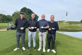 The Russell Roof Tiles Give4Good 2024 Golf Day (MD Andrew Hayward second from the right)