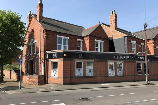 The KH Hair head office and training academy in Long Eaton