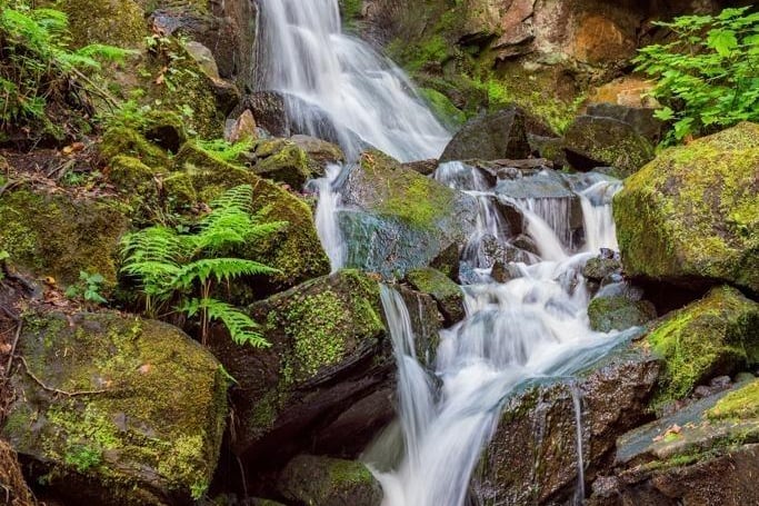 Lumsdale Falls can be found to the north-east of Matlock - and should be high on your list if you find yourself in the area.