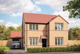 Now available - The Horbury (CGI shown) is one of the new family homes for sale at Cadley Village, Swadlincote