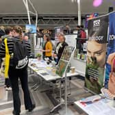 Young people visited the University of Derby for the UK University & Apprenticeship Search Fair.