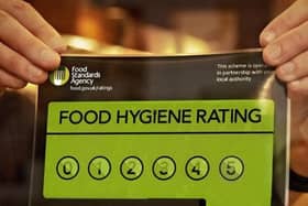 Food hygiene ratings are calculated during an unannounced routine inspection