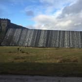 The water feature at Derwent Reservoir is a jaw dropping sight