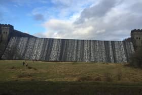 The water feature at Derwent Reservoir is a jaw dropping sight