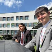 Asha and Jacob at Allestree Woodlands School