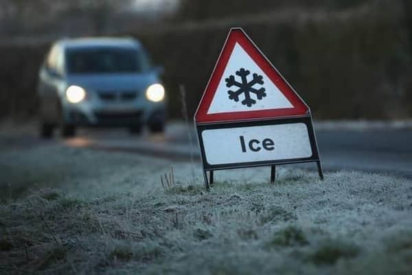 A fresh yellow weather warning for ice has been issued by Met Office today