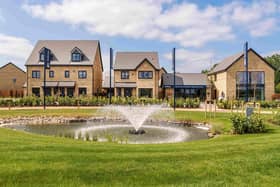 •	A street scene at Bellway’s Holbrook Park development in Chellaston.