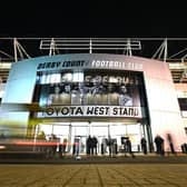 Derby’s Pride Park Stadium ranks the highest in a league table showing top football venues in the UK