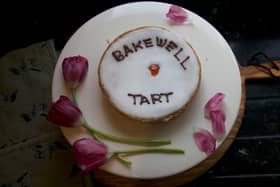 Iced Cherry Bakewell Tart