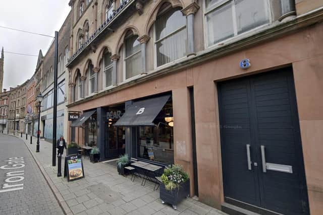 BEAR respond to Food Hygiene Rating at Iron Gate Derby.