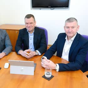 L-R: Richard Green - Underwood Green, Damon Brain - Duncan & Toplis, Gary Underwood - Underwood Green