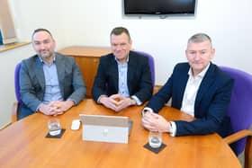 L-R: Richard Green - Underwood Green, Damon Brain - Duncan & Toplis, Gary Underwood - Underwood Green