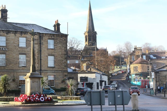 Bakewell was recommended for its picturesque location - along with its range of great pubs, cafes and restaurants.