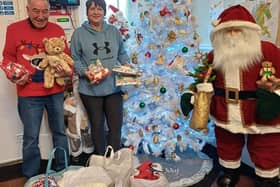 Alan Grimadell and Ali Byerley from the charity pictured at the centre in Skegness