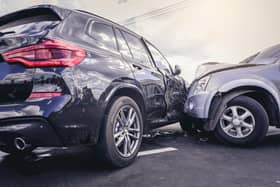 Stock picture of a car crash