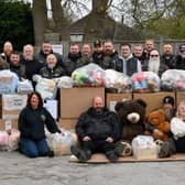 image0 - League of Zeal and Lauren's Legacy members with the donated Easter Eggs