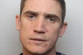 Samuel Clarke, 29, had already been jailed in May last year for hurling a bottle of Prosecco at his abused girlfriend