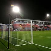 CRAWLEY, ENGLAND - JANUARY 22: A general view of the inside of the stadium prior to the Subway Women's League Cup match between Brighton & Hove Albion and Arsenal at Broadfield Stadium on January 22, 2025 in Crawley, England. (Photo by Steve Bardens/Getty Images) : Crawley Town are on the look out for a new manager following the sacking of Rob Elliot.