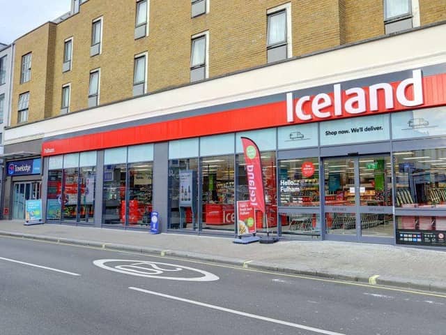 Iceland Store Front - Stock Image